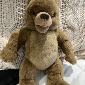 Vintage 1998 Little Bear Plush Interactive Talks Laughs Maurice Sendak 15"